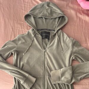 Victoria's Secret Sage Green Zip-Up Hoodie